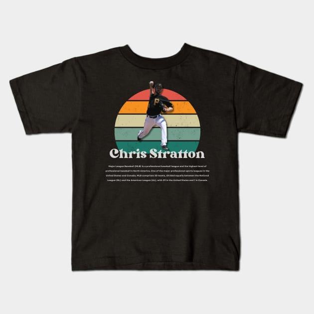 Chris Stratton Vintage Vol 01 Kids T-Shirt by Gojes Art